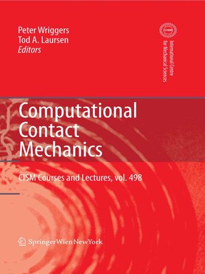 cover image of Computational Contact Mechanics
